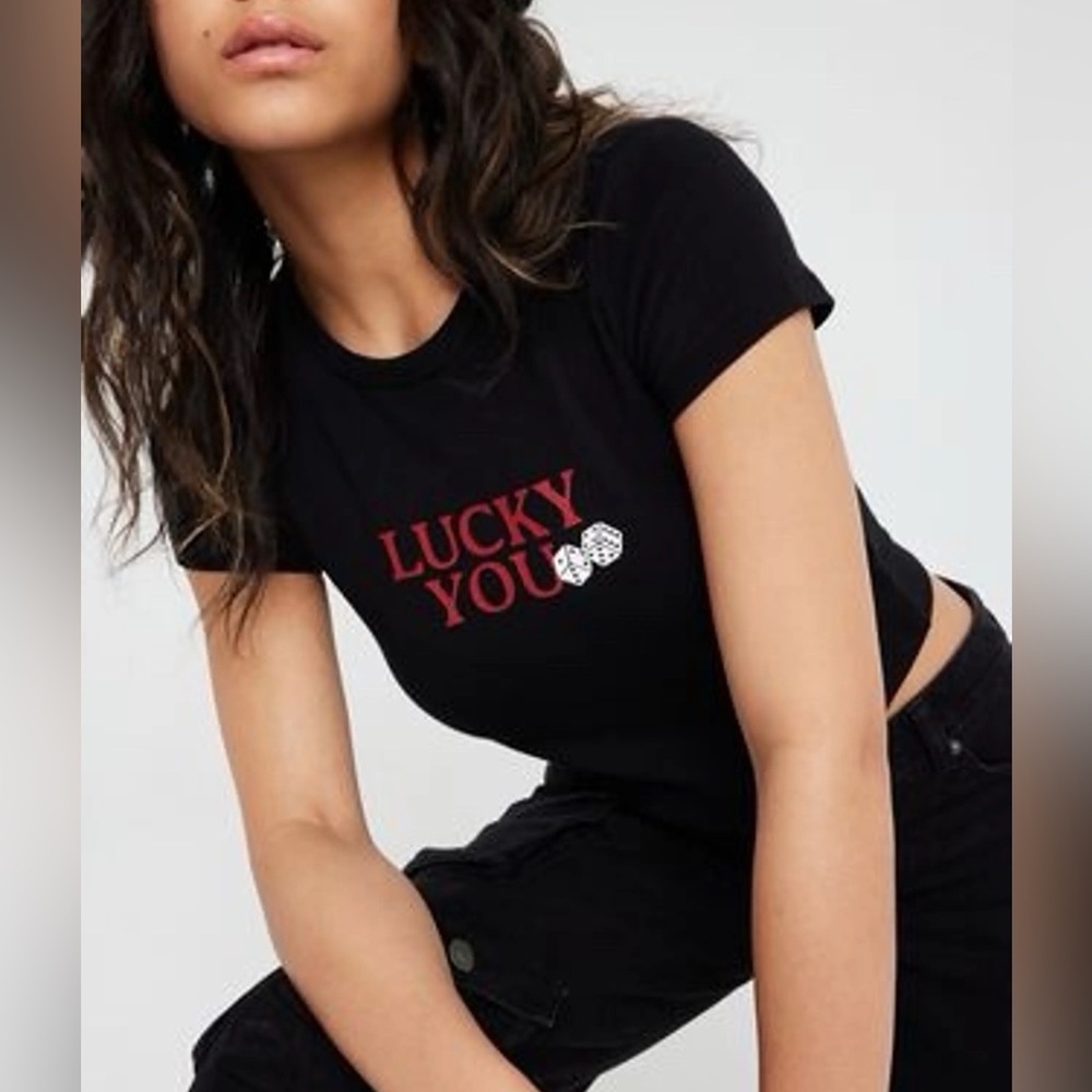 Garage “Lucky You” Black Tee